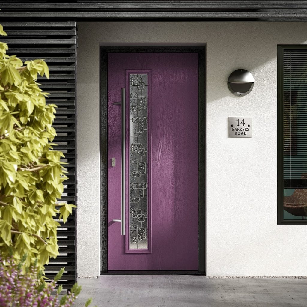 Vibrant Purple Composite Door