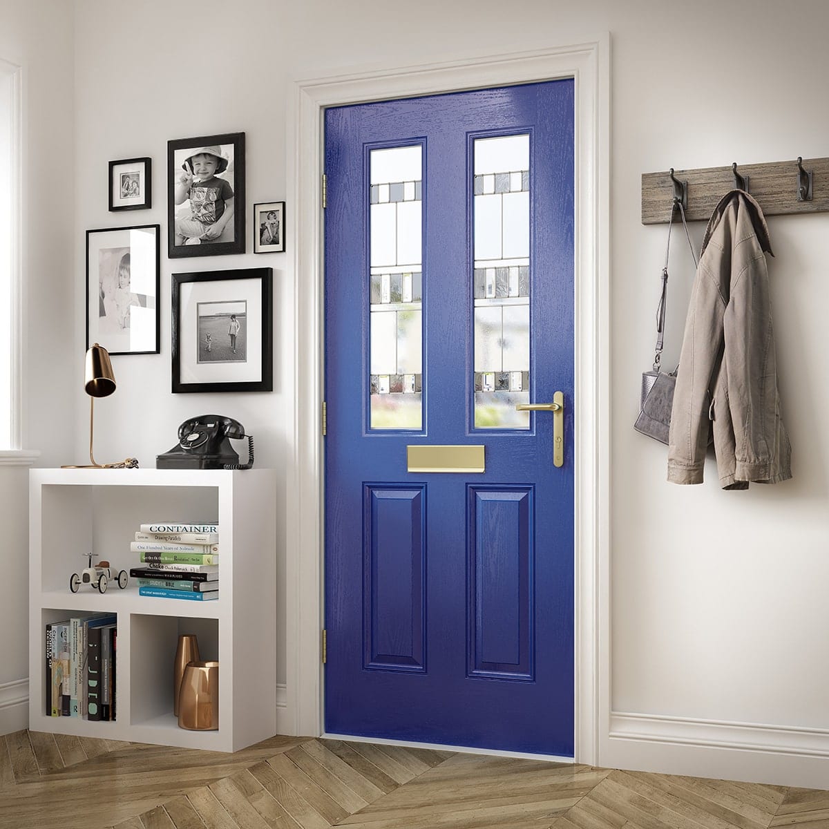 Royal Blue Composite Door