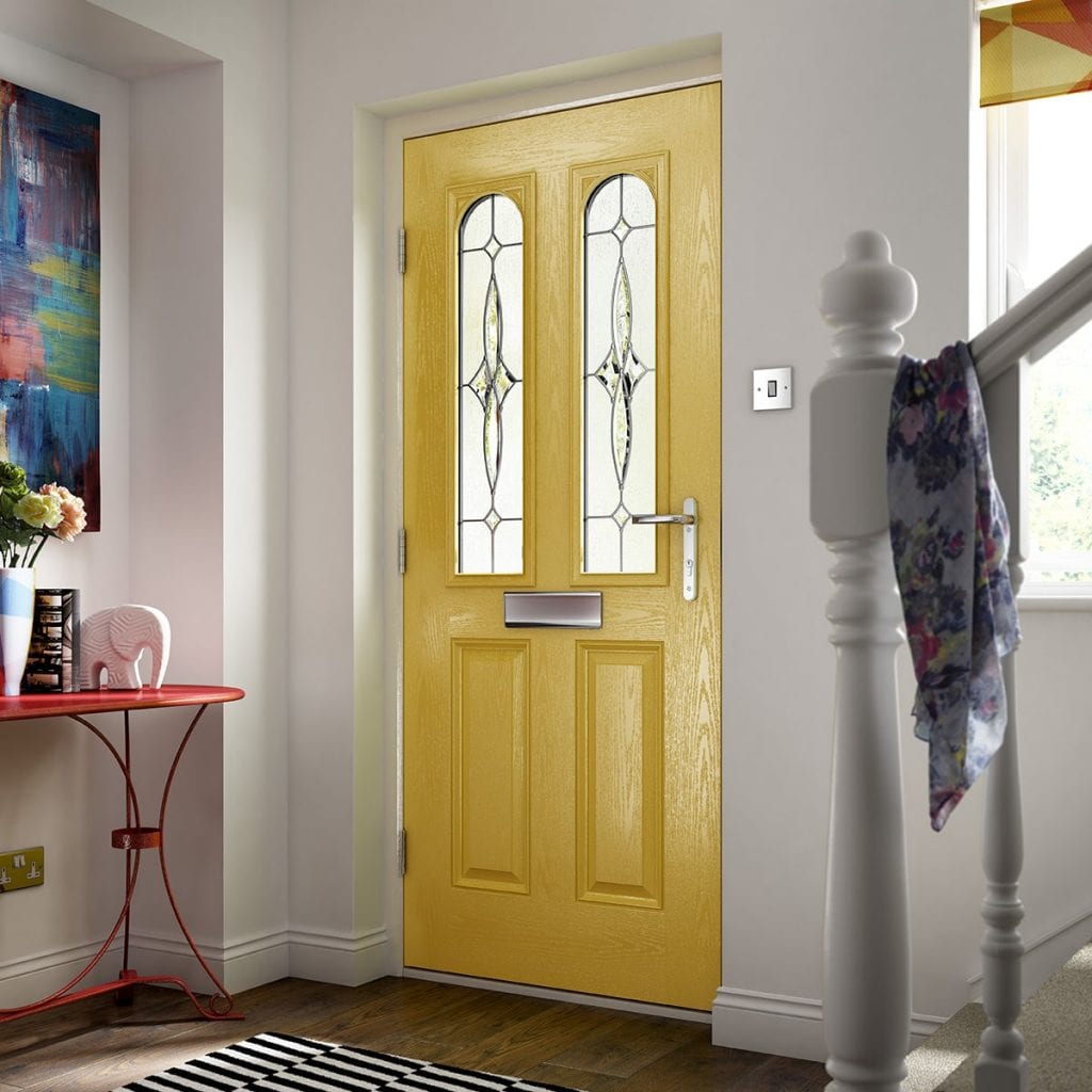 Bright Yellow Composite Door