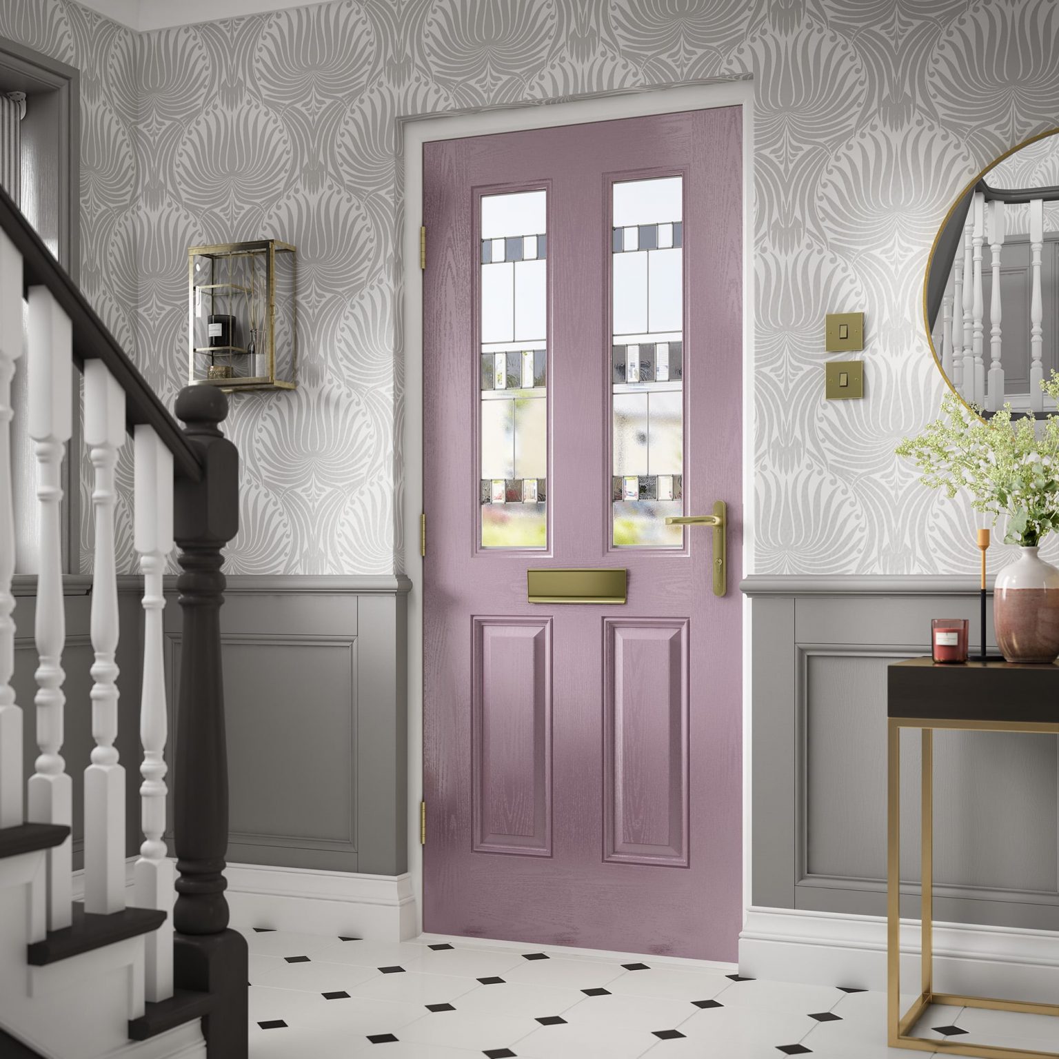 Lilac Composite Door