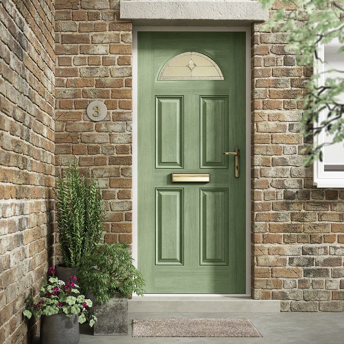 Chartwell Green Composite Door