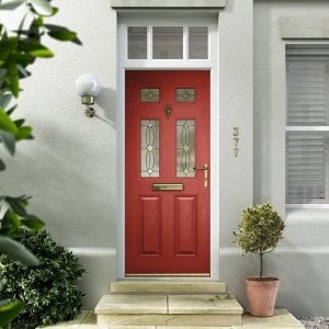 Red Composite Door