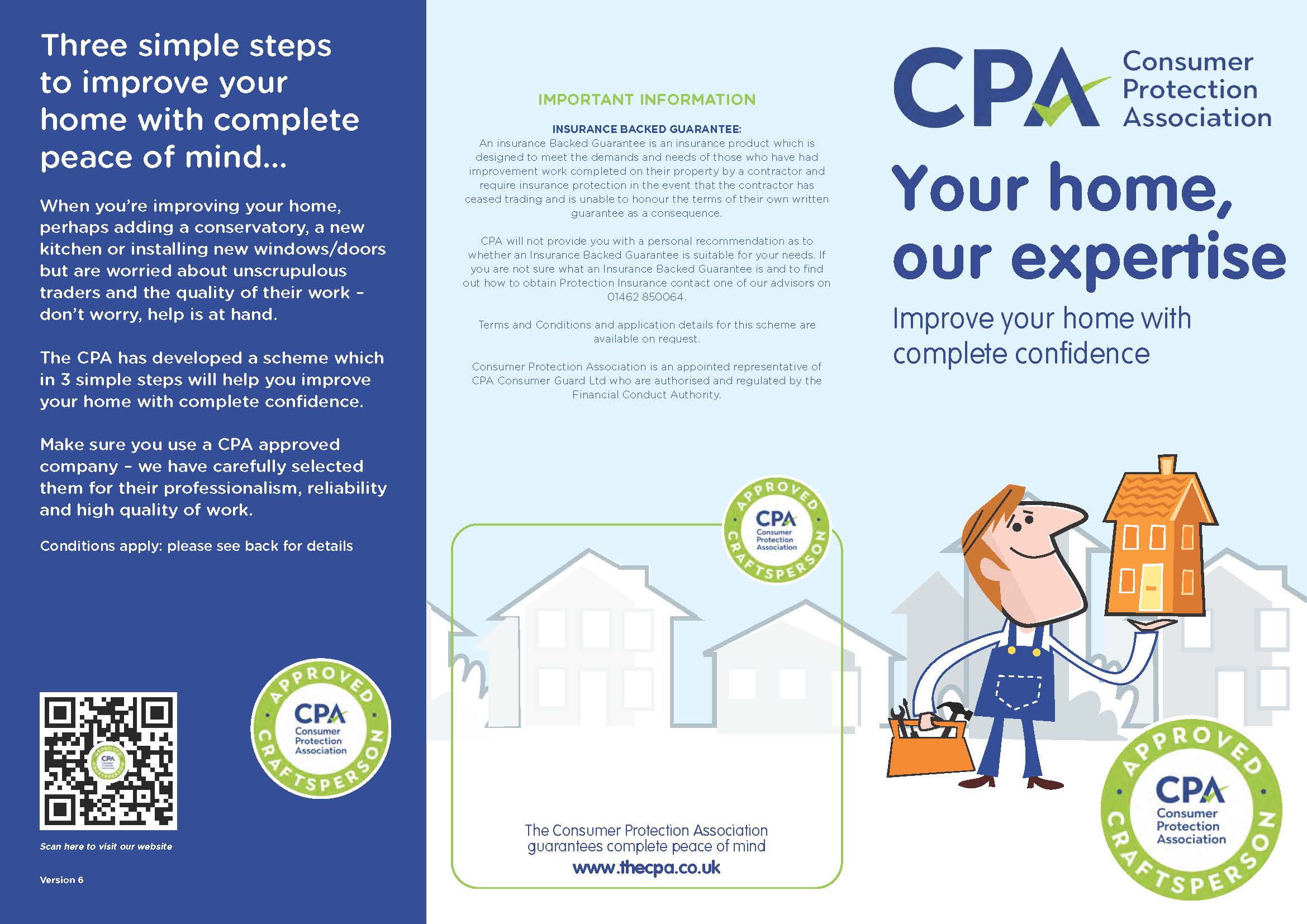 Customer Protection Association leaflet